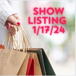 Show listing 1/8/24